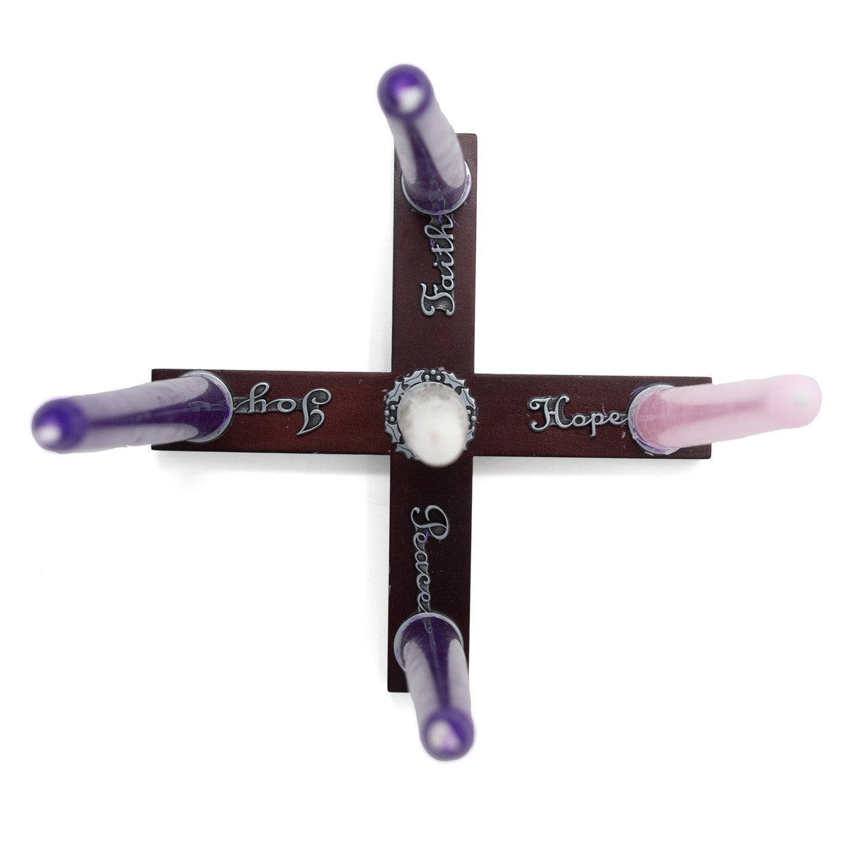 Abbey & CA | Peace Advent Cross | Faith, Hope, Joy |