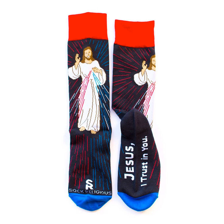 Divine Mercy Socks - Sock Religious