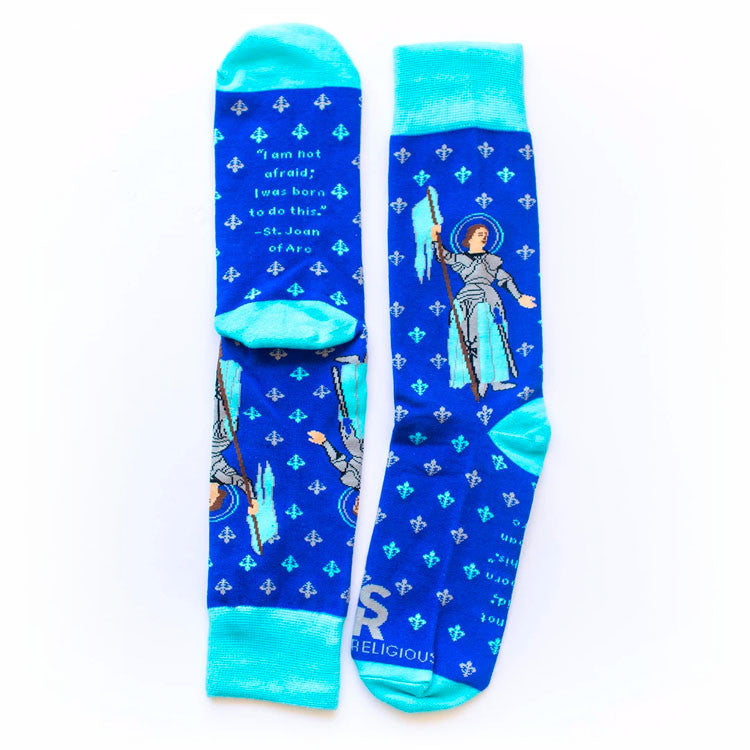 Joan of Arc Socks - Sock Religious