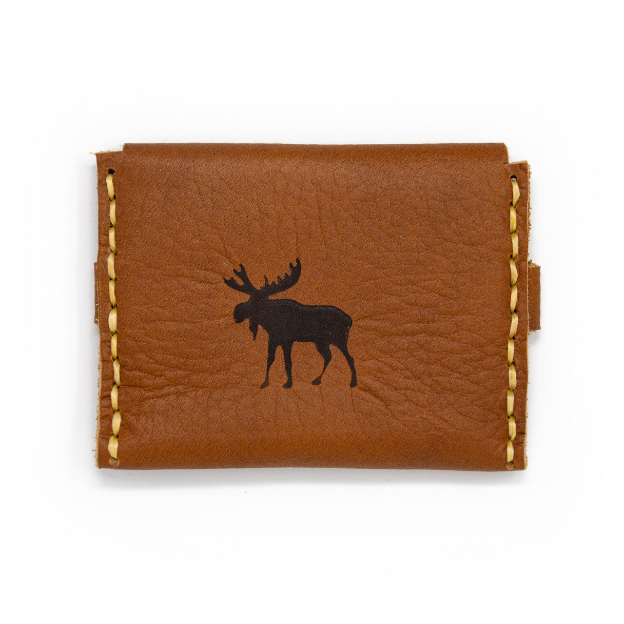 OreMoose || Rosary Pouch (Tan Casco) - Handmade Leather Pouch with Envelope Feature