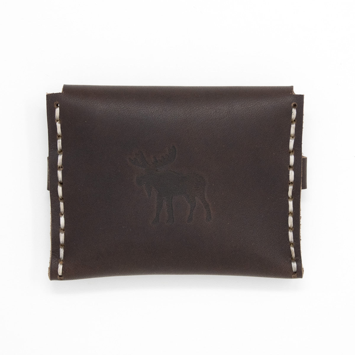 OreMoose || Rosary Pouch (Mink) - Handmade Leather Pouch with Envelope Feature