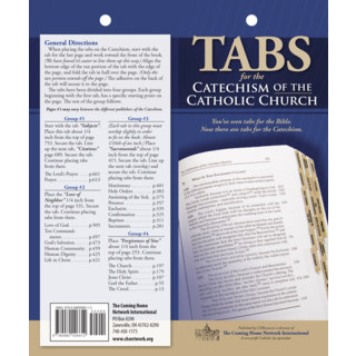 Tabs for the Catechism