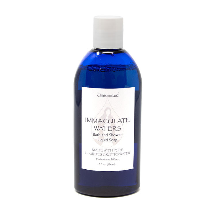 Immaculate Waters || Bath and Shower Liquid Soap made with Lourdes Water - Unscented