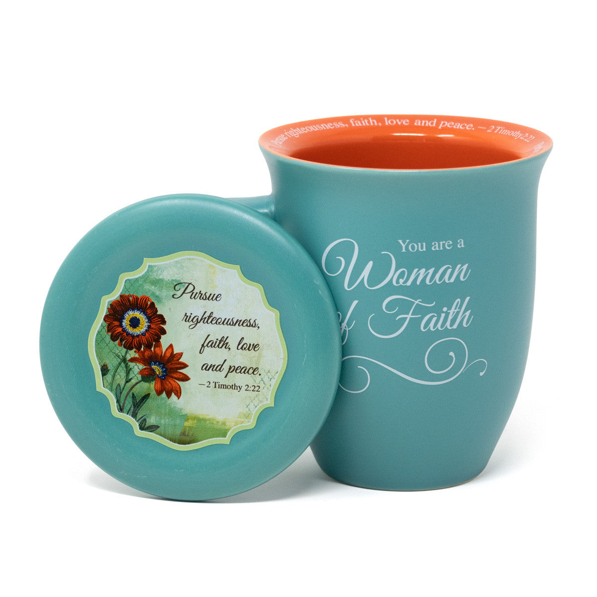 Abbey & CA | Mug and Coaster Set | You Are A Woman Of Faith (2 Timothy   Cedar House