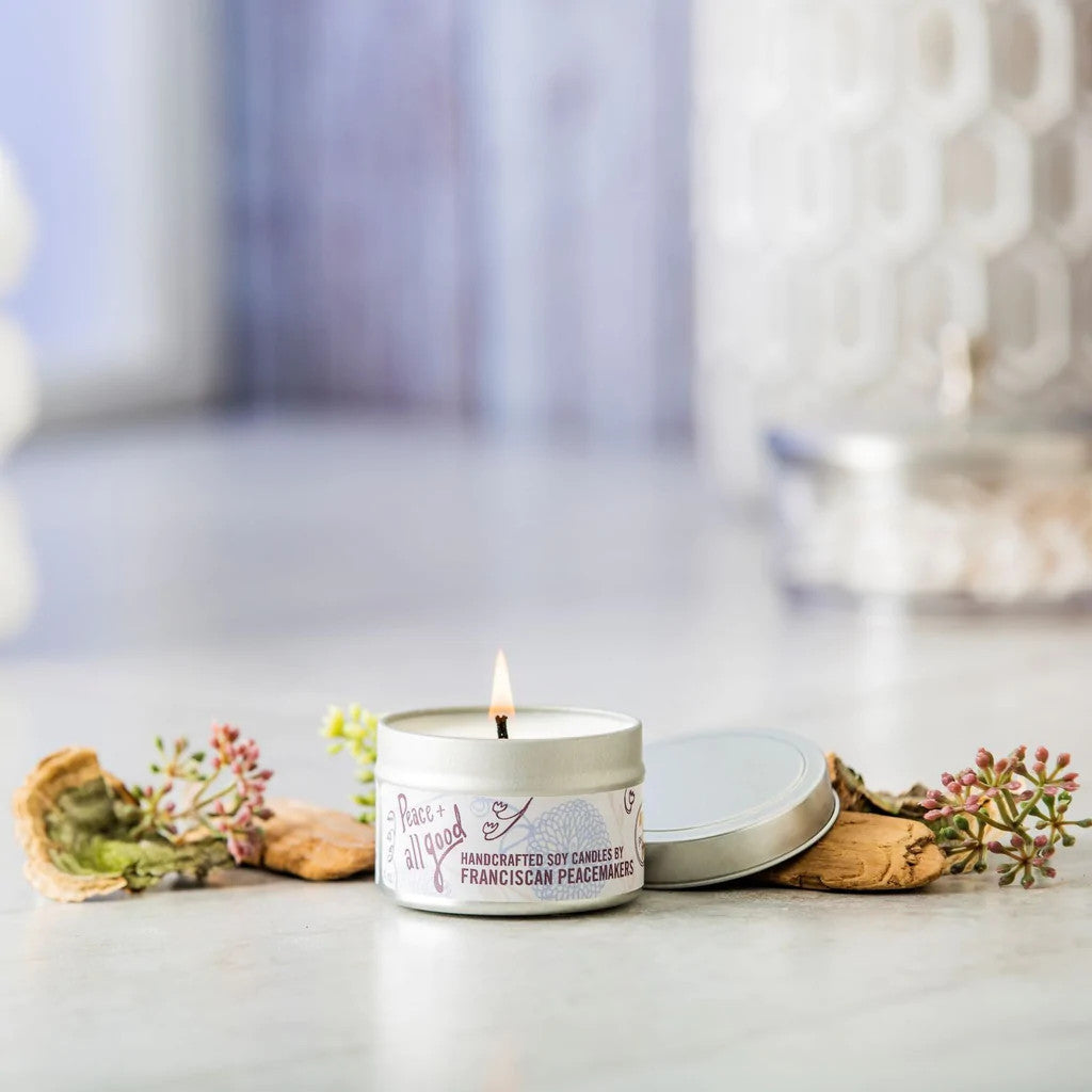 Franciscan Peacemakers | 4 Oz Soy Candle - Lemon Verbena