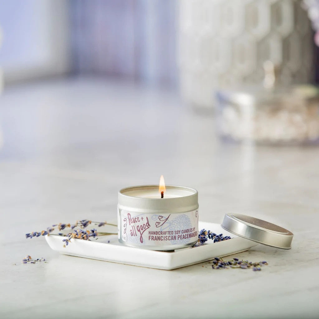 Franciscan Peacemakers | 4 Oz Soy Candle - Lavender
