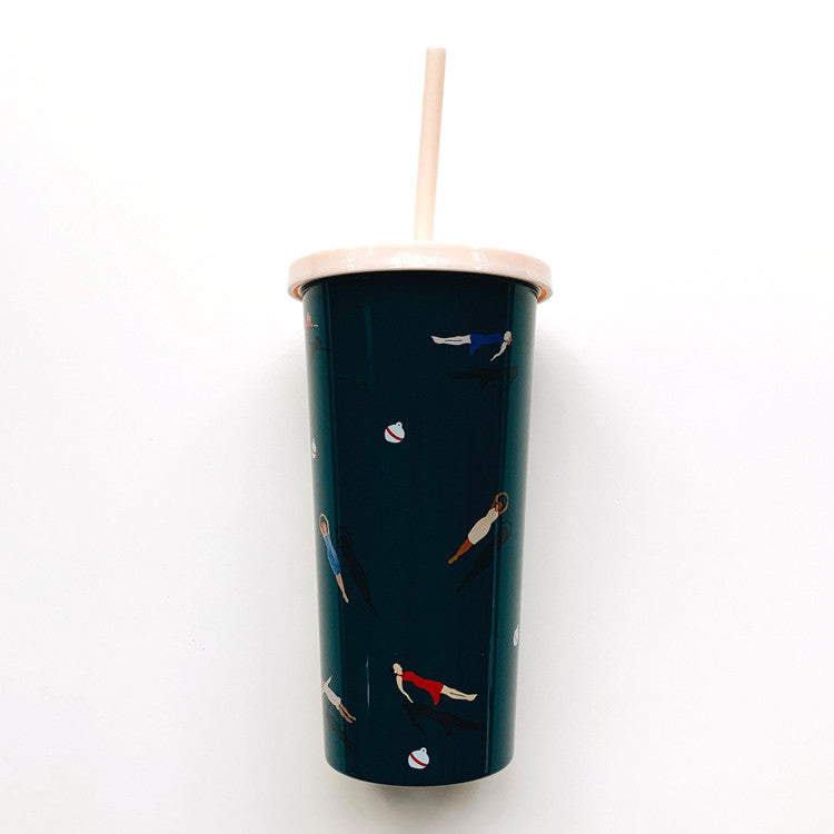 Let Go Straw Tumbler