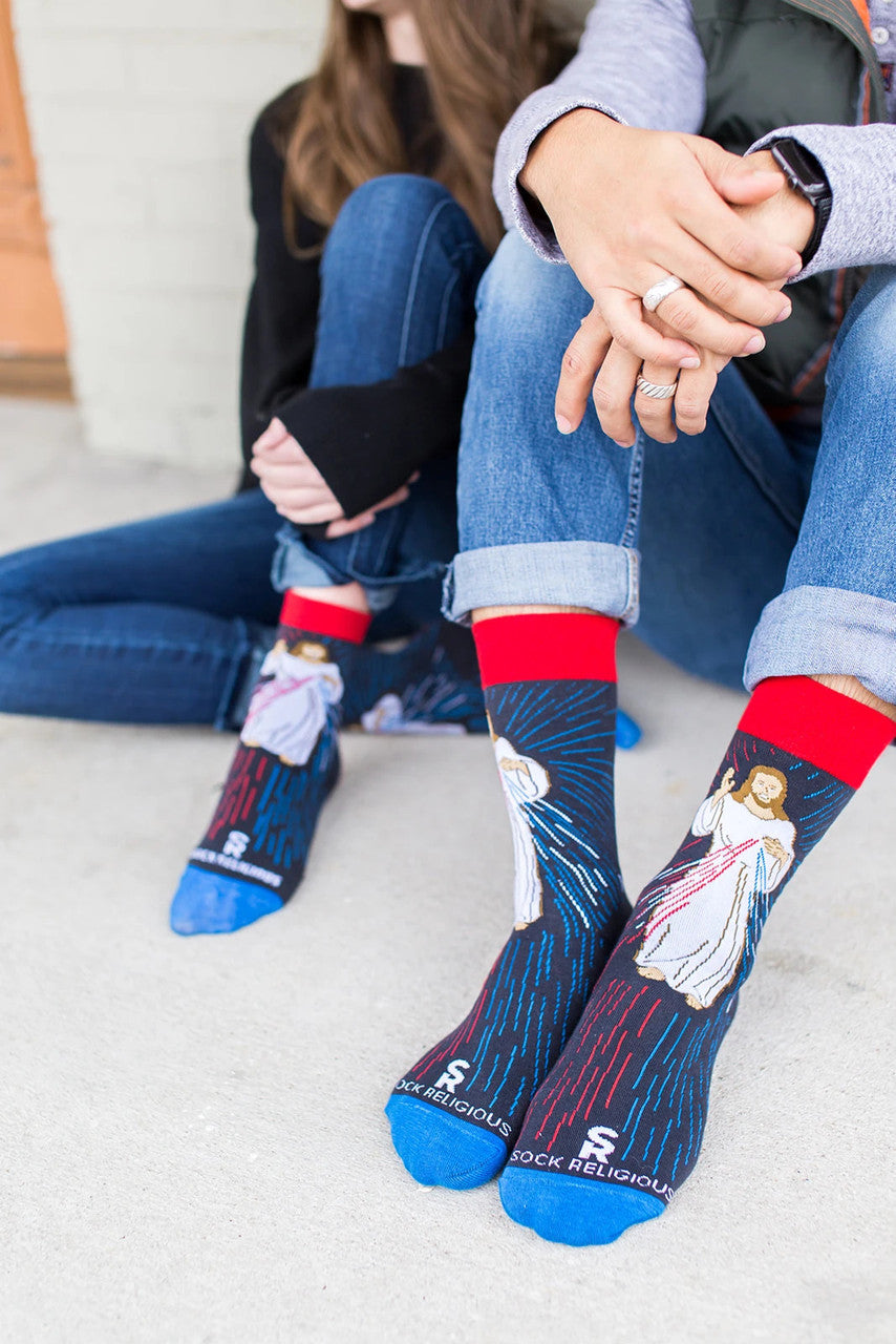 Divine Mercy Socks - Sock Religious