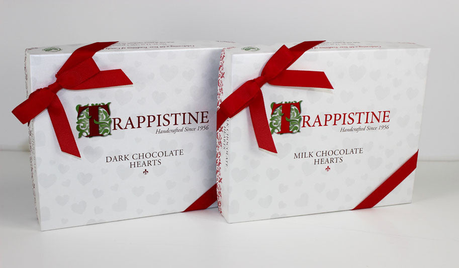 Trappistine Quality Candy || Milk Chocolate Hearts - From the Nuns of Mount St. Mary's Abbey