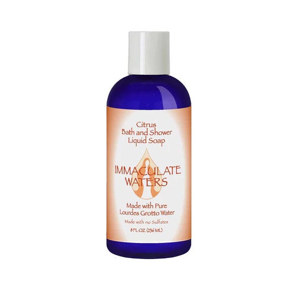 Immaculate Waters || Bath and Shower Liquid Soap made with Lourdes Water - Citrus