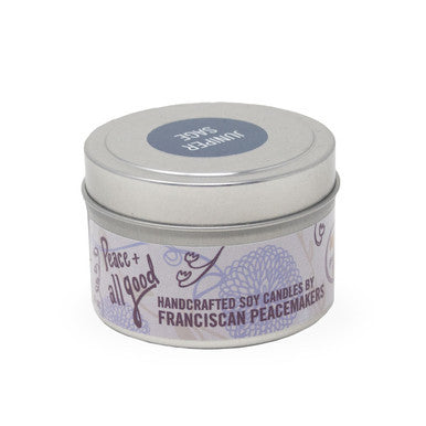 Franciscan Peacemakers | 4 Oz Soy Candle - Juniper Sage