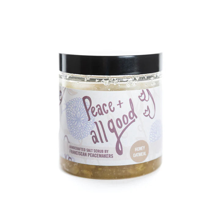 Franciscan Peacemakers | Salt Scrub - Honey Oatmeal