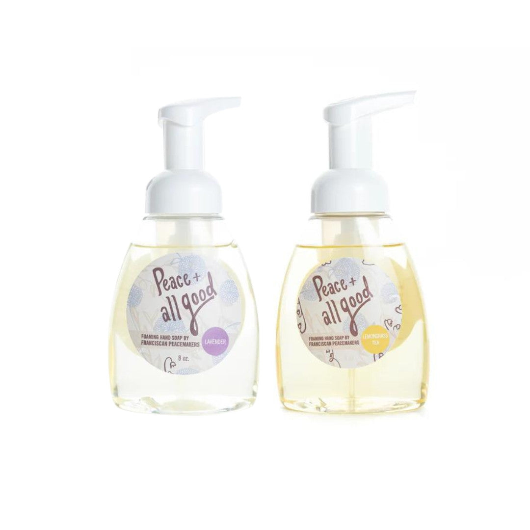 Franciscan Peacemakers | 2-Pack Foaming Hand Soap - Lavender and Lemongrass Tea