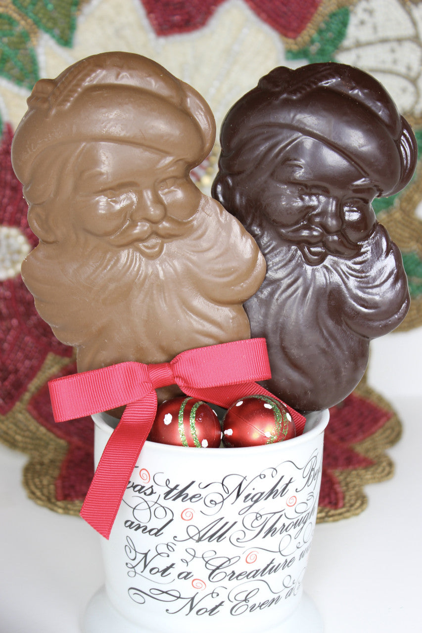 Chocolate Santa Pops