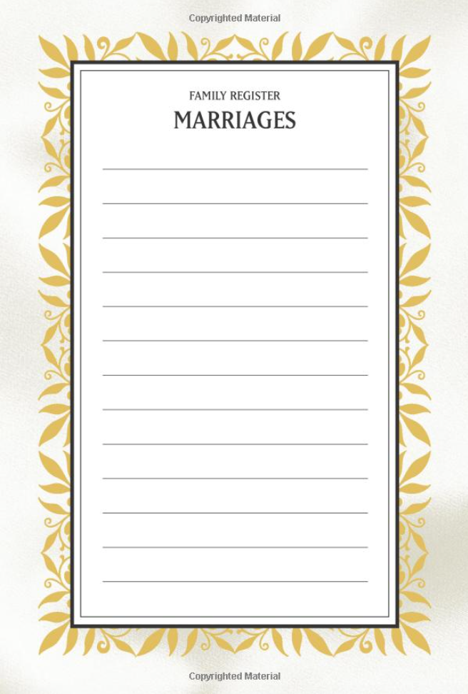 Marriage Register - Black Leather Catholic Bible