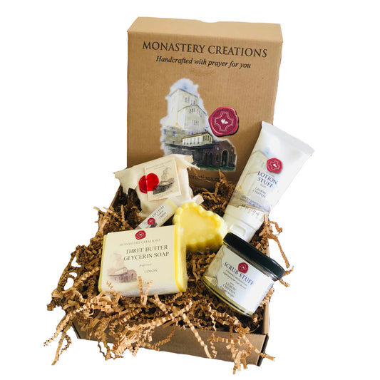 Monastery Creations || Christmas Self-Care Box: Scent: Peppermint Patty