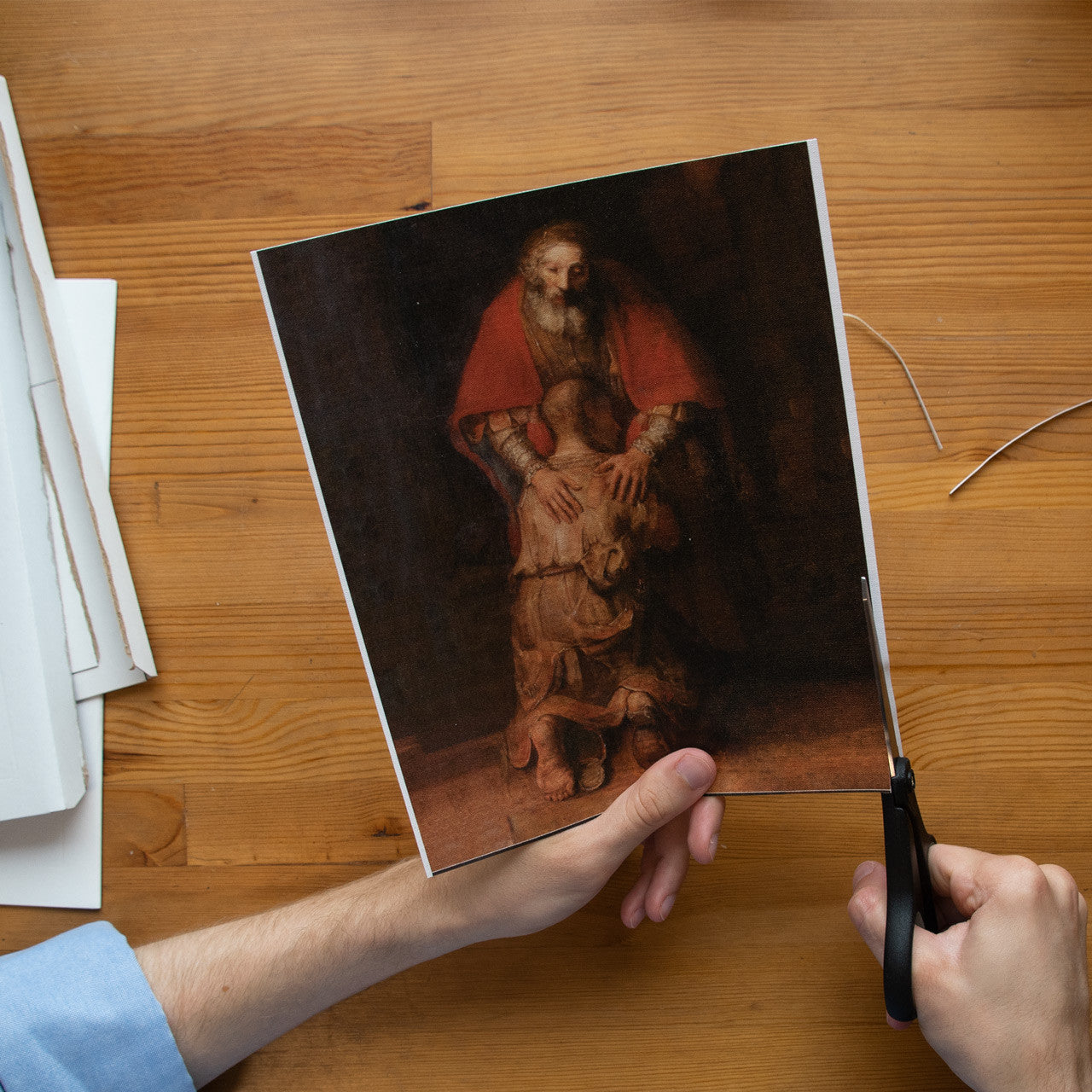 Rembrandt: Return of the Prodigal Son - Canvas Print - 8" x 10"