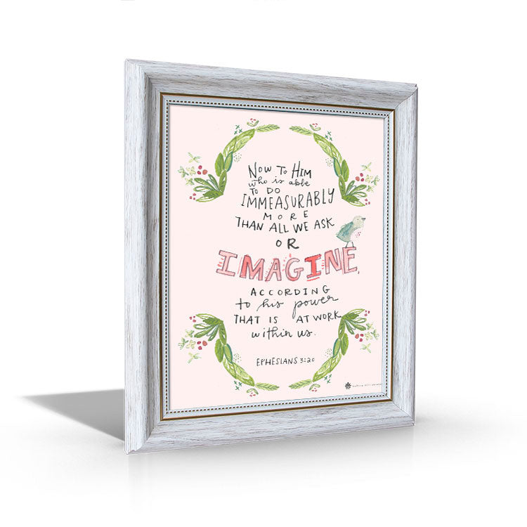 Ephesians 3:20 - Framed Canvas