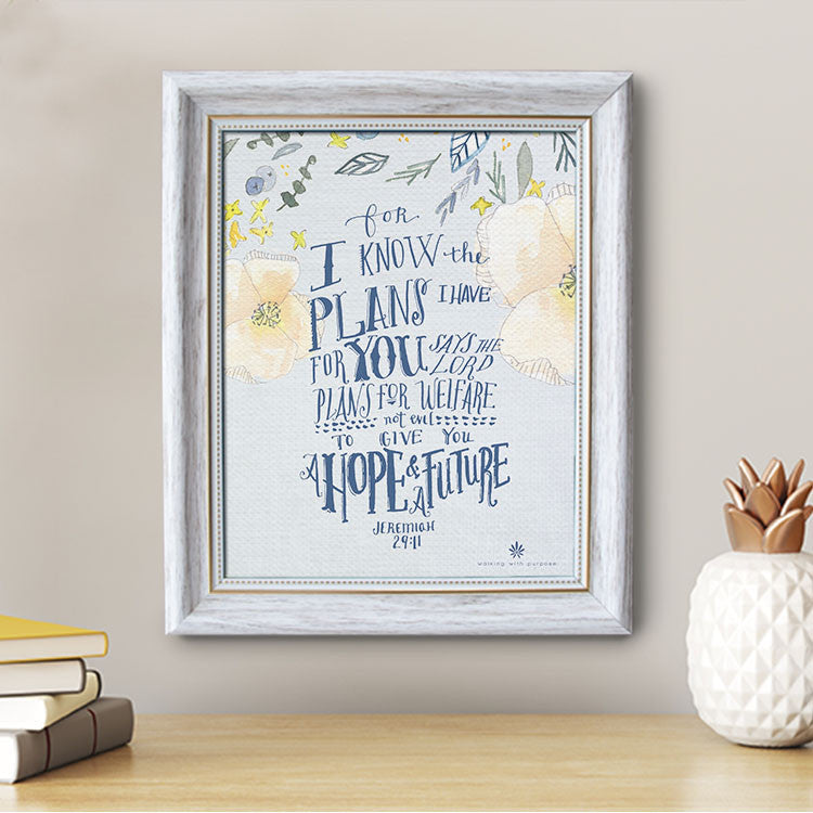 Jeremiah 29:11 (Blue Design)