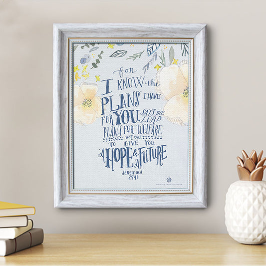 Jeremiah 29:11 (Blue Design)