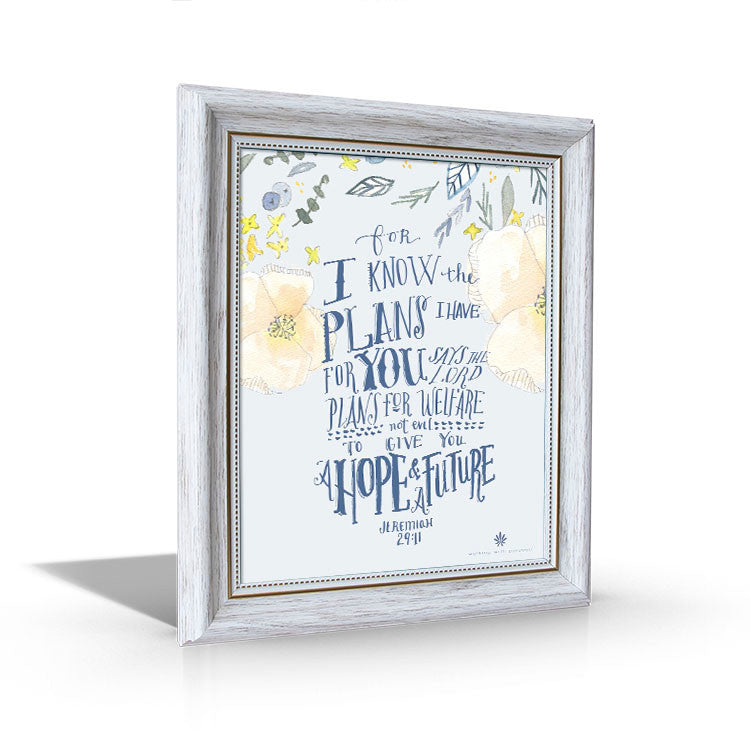 Jeremiah 29:11 (Blue Design)