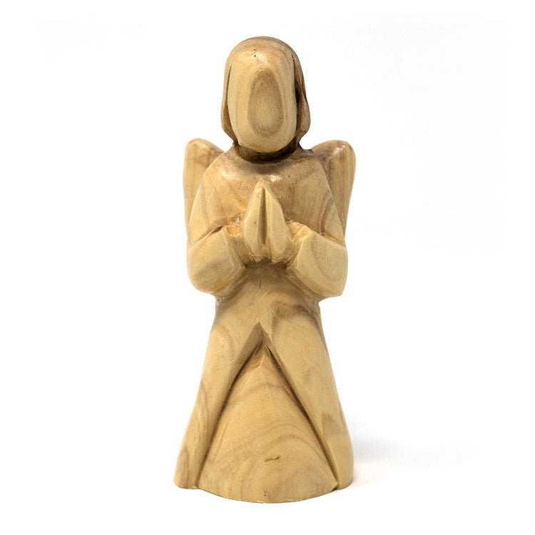 Olive Wood Praying Angel