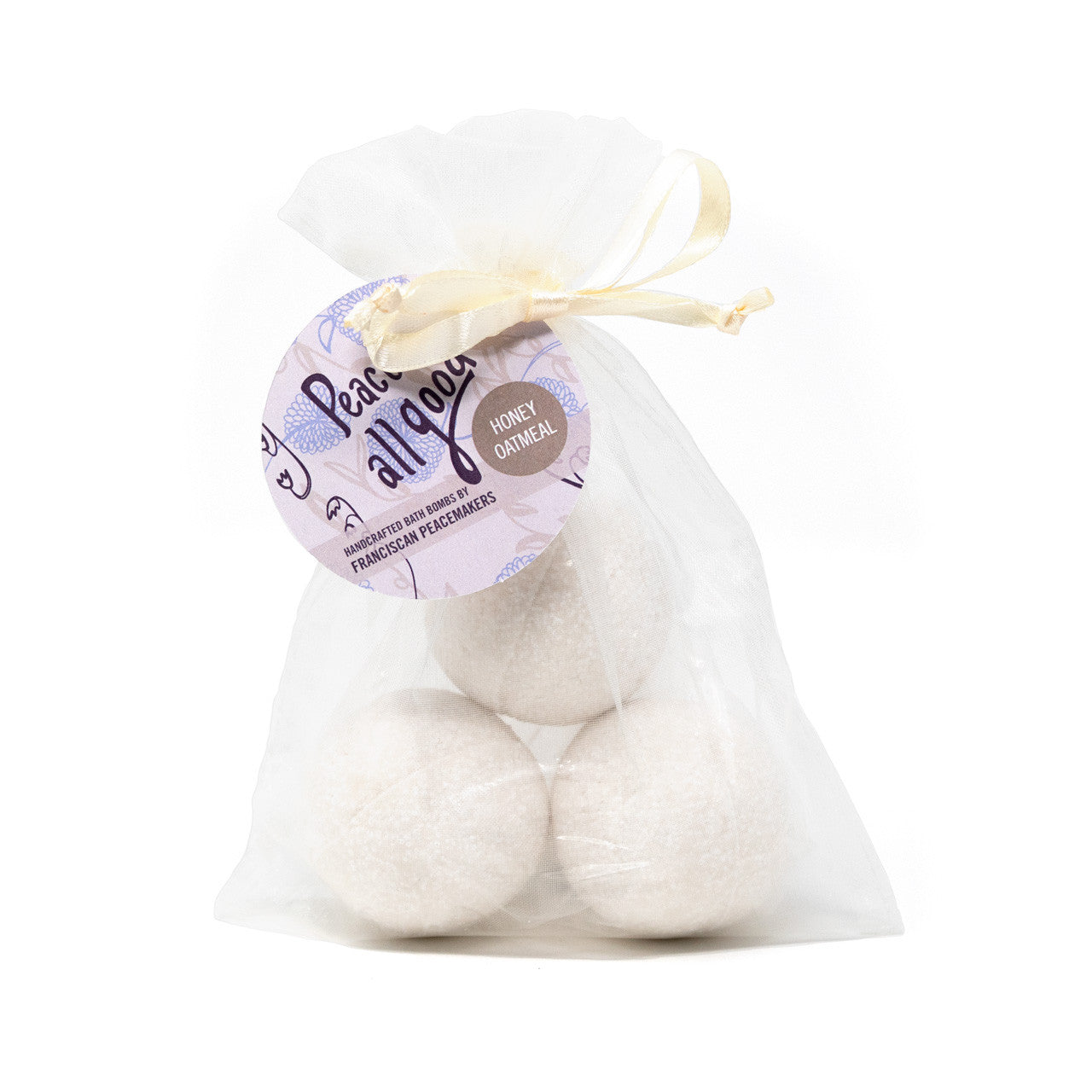 Franciscan Peacemakers | 3-Pack Bath Bomb - Honey Oatmeal
