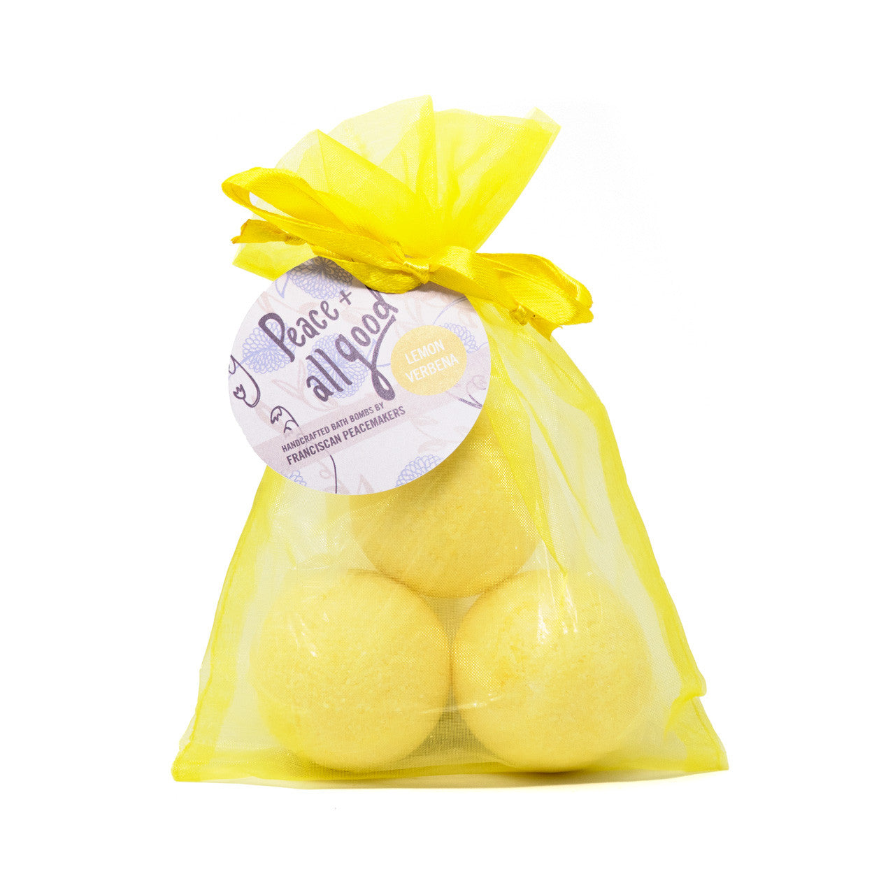 Franciscan Peacemakers | 3-Pack Bath Bomb - Lemon Verbena