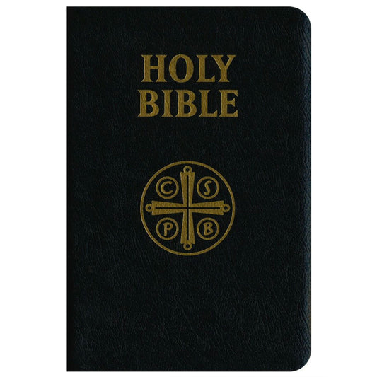 Black Leather Catholic Bible
