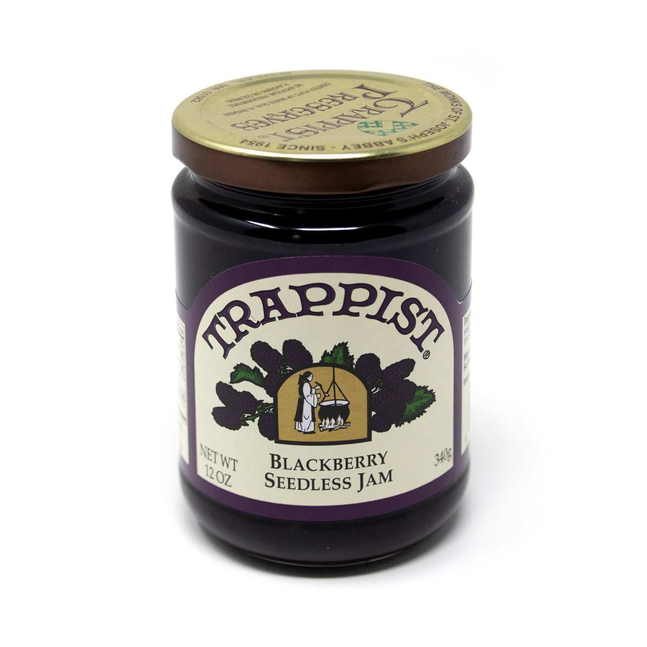 Trappist Preserves || Blackberry Seedless Jam - From The Trappist Monks of Saint Joseph’s Abbey