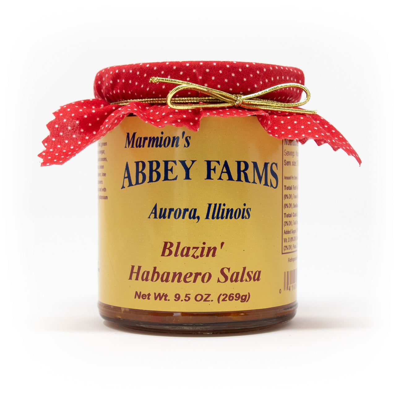 Abbey Farms || Blazin Habanero Salsa - 10 oz - Made To Support The Benedictine Monks of Marmion Abbey