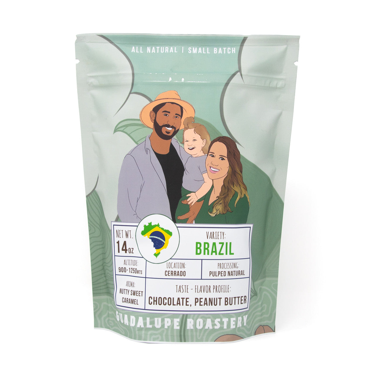 Brazil Medium Roast - 14 oz Ground