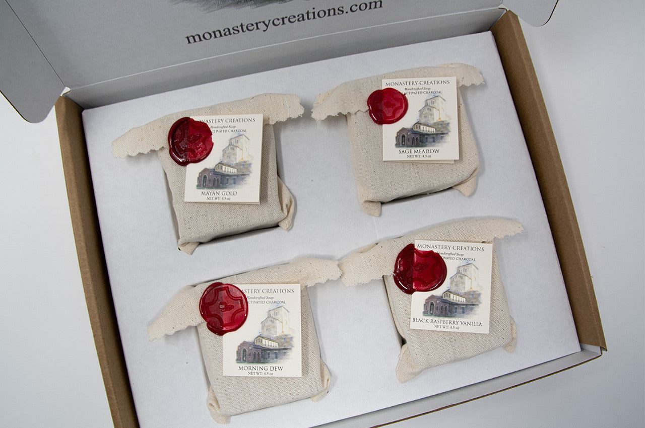 Gift Box - Handmade All-Natural Activated Charcoal Soap