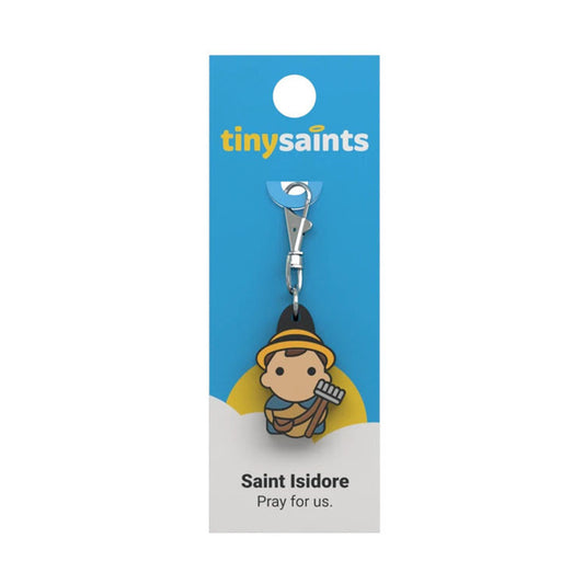 Saint Isidore - Tiny Saints Charm