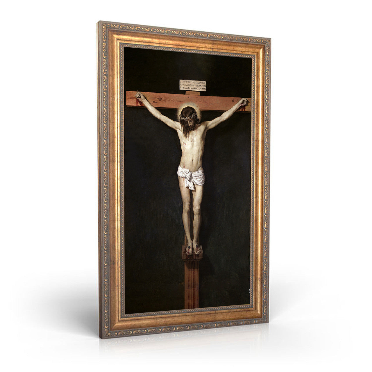 Christ Crucified painting by Diego Velázquez (1632) - Canvas Print - 8" x 10" - Crucifixion of Jesus