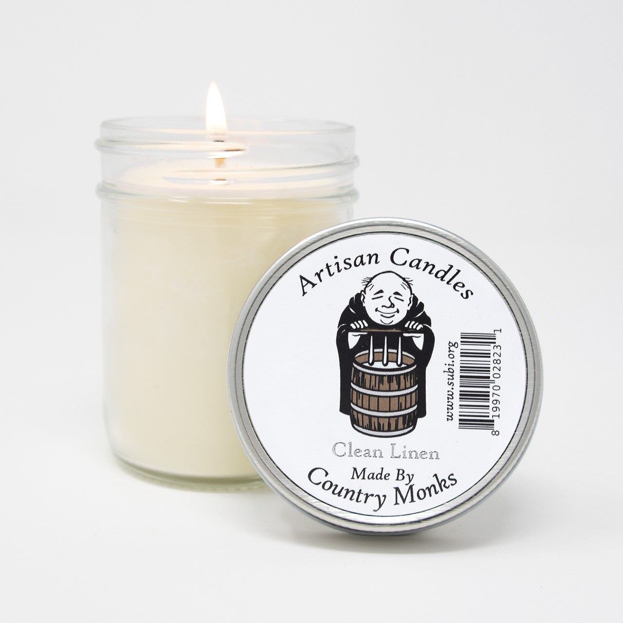 Subiaco Abbey | Handcrafted Artisan Candle - Clean Linen