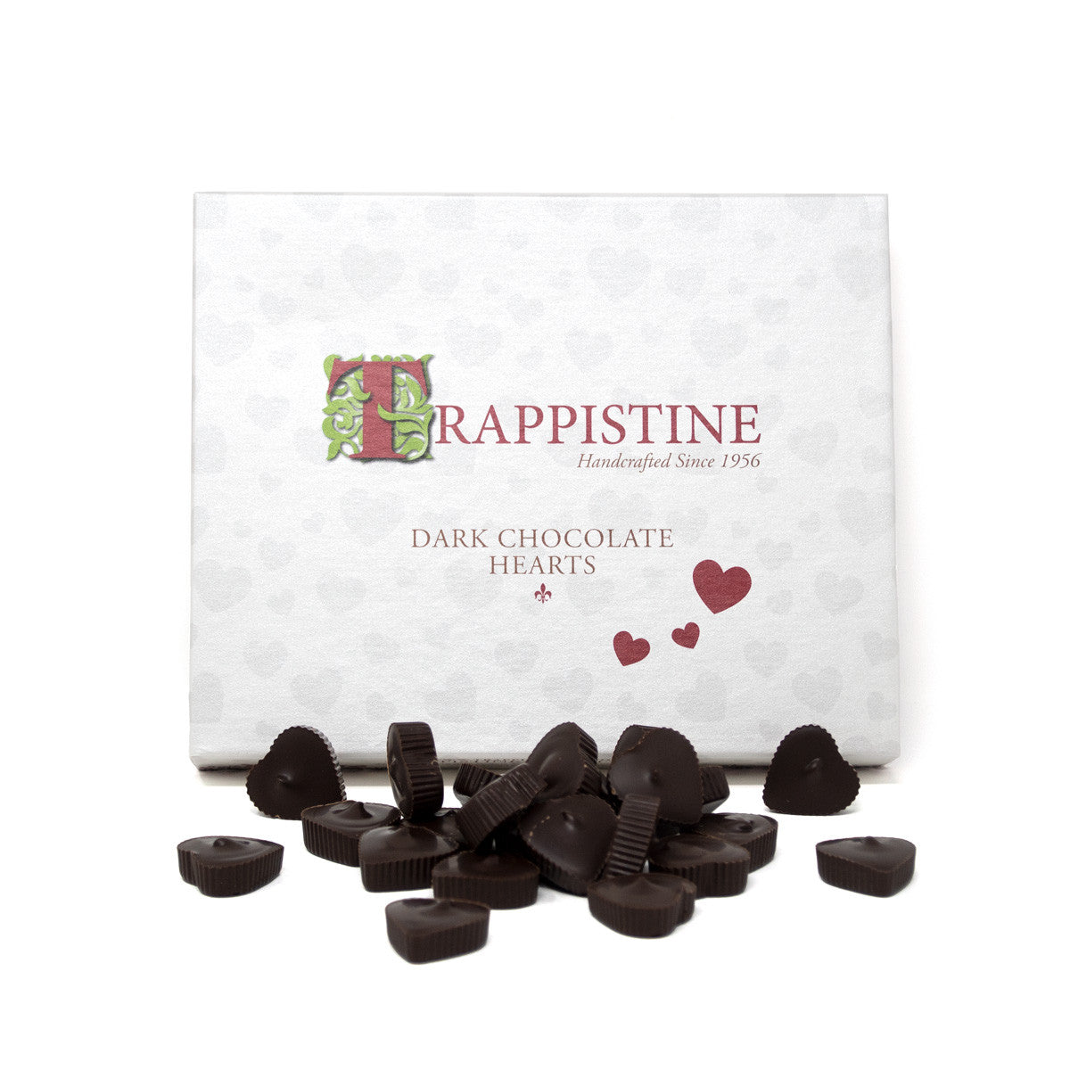 Trappistine Quality Candy || Dark Chocolate Hearts - From the Nuns of Mount St. Mary's Abbey