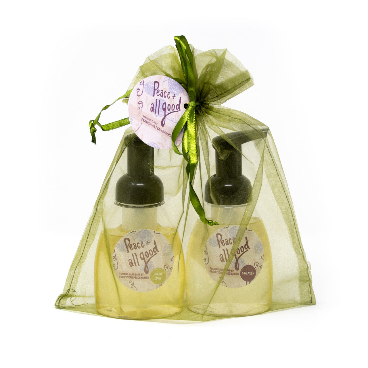 Franciscan Peacemakers | 2-Pack Foaming Hand Soap - Lavender and Prairie Sage