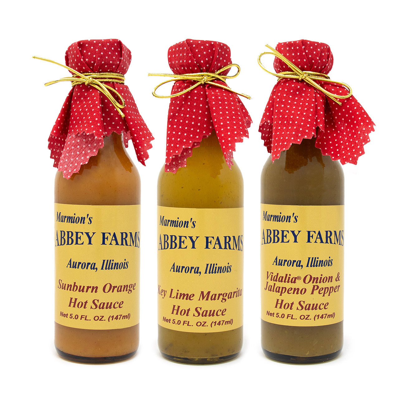 Abbey Farms || Hot Sauce Variety 3-Pack - Sweet and Mild
