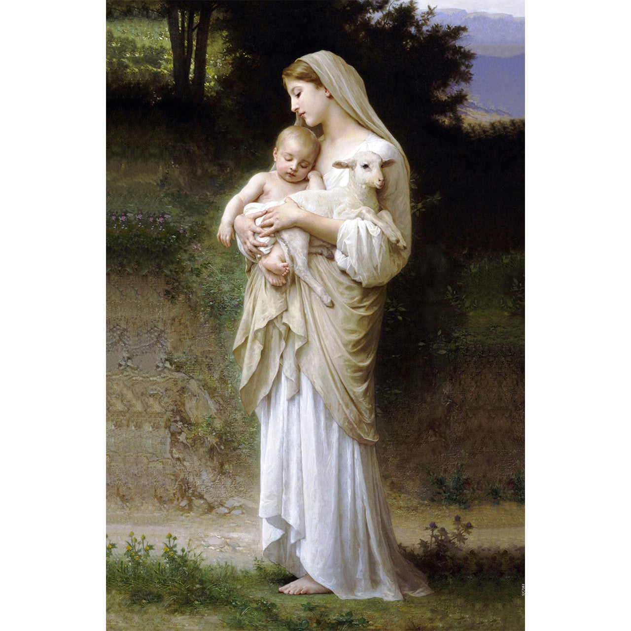 L'Innocence painting by William-Adolphe Bouguereau (1881) - Canvas Print - 12" x 18"