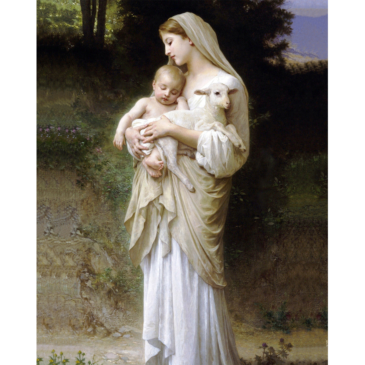 L'Innocence painting by William-Adolphe Bouguereau (1881) - Canvas Print - 16" x 20"
