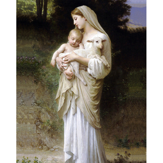 L'Innocence painting by William-Adolphe Bouguereau (1881) - Canvas Print - 16" x 20"