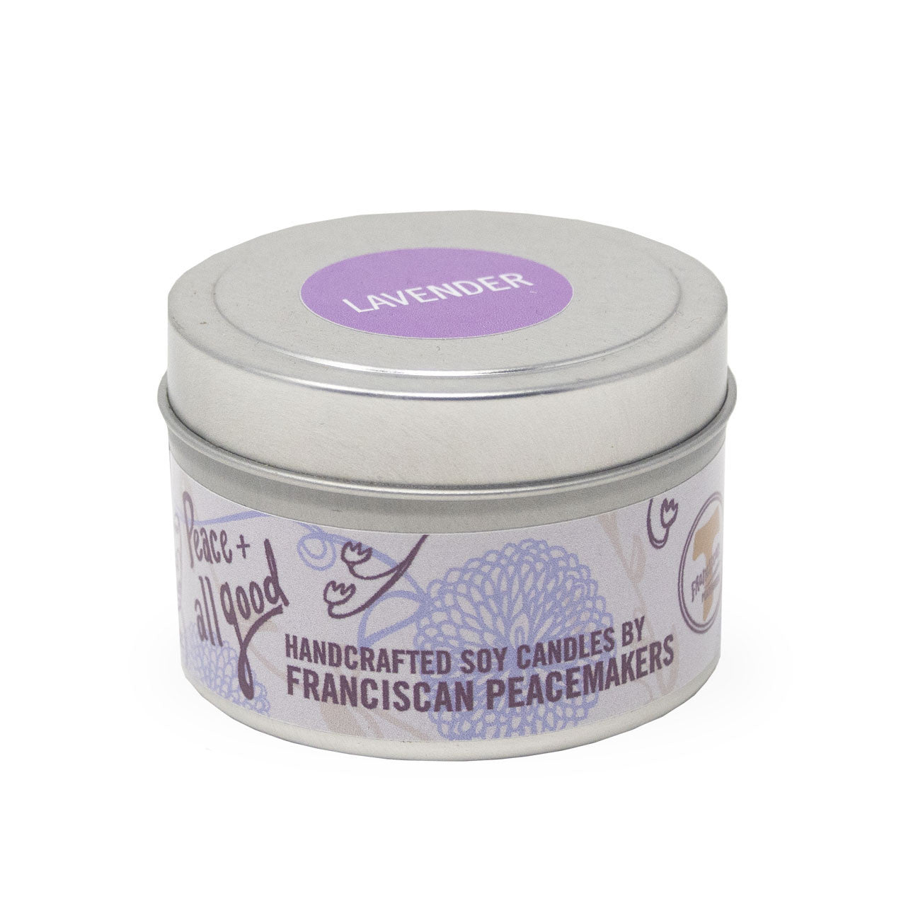 Franciscan Peacemakers | 4 Oz Soy Candle - Lavender