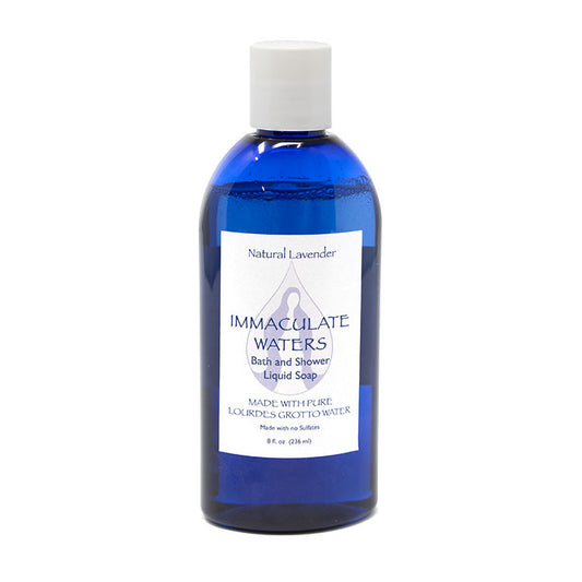 Immaculate Waters || Bath and Shower Liquid Soap made with Lourdes Water - Lavender