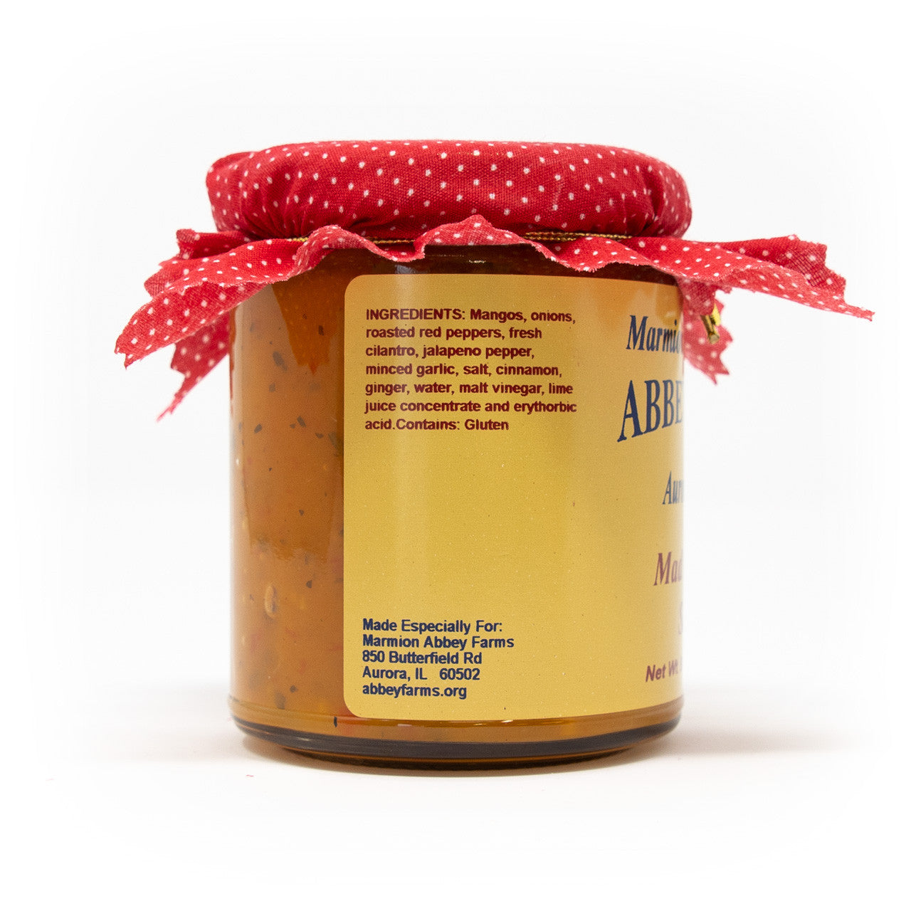 Abbey Farms || Mad Mango Salsa - 10 oz - Made To Support The Benedictine Monks of Marmion Abbey