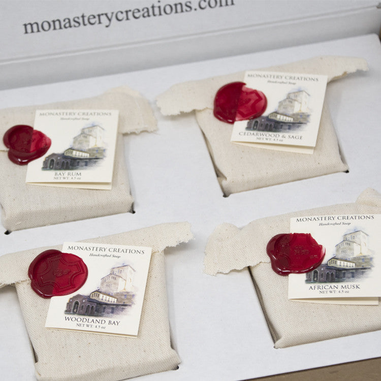 Gift Box for Men: Handmade All-Natural Soap from the Benedictine Sisters of Perpetual Adoration