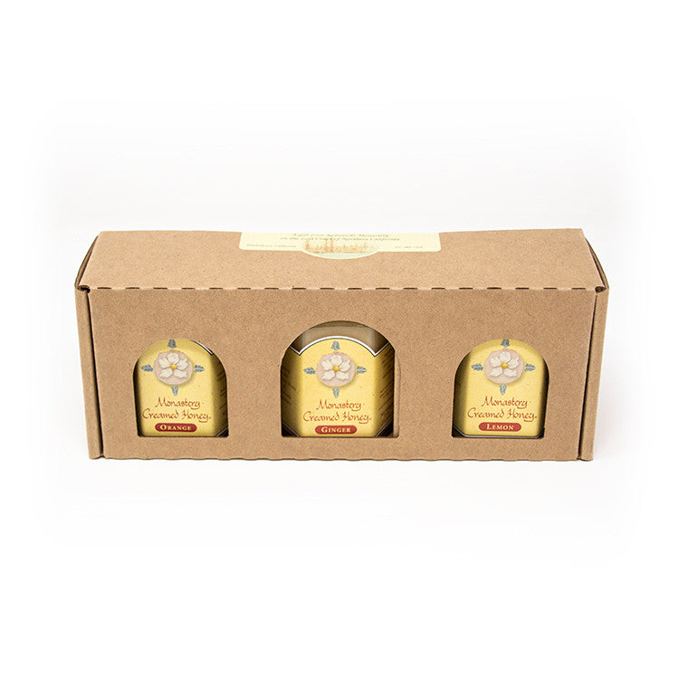 Redwoods Abbey || Gift Box: Monastery Creamed Honey | Lemon, Orange, Ginger - From The Cistercian Sisters of Northern California