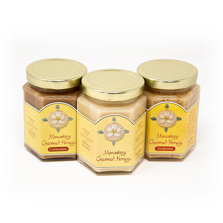 Monastery Creamed Honey || Original, Almond, and Cinnamon