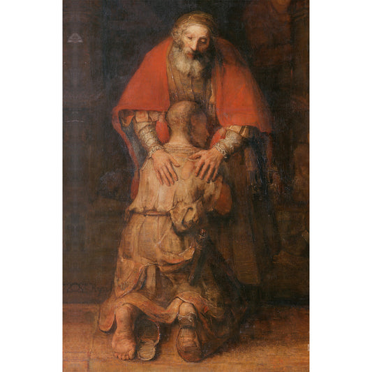 The Return of the Prodigal Son painting by Rembrandt (1669) - Canvas Print - 12" x 18"