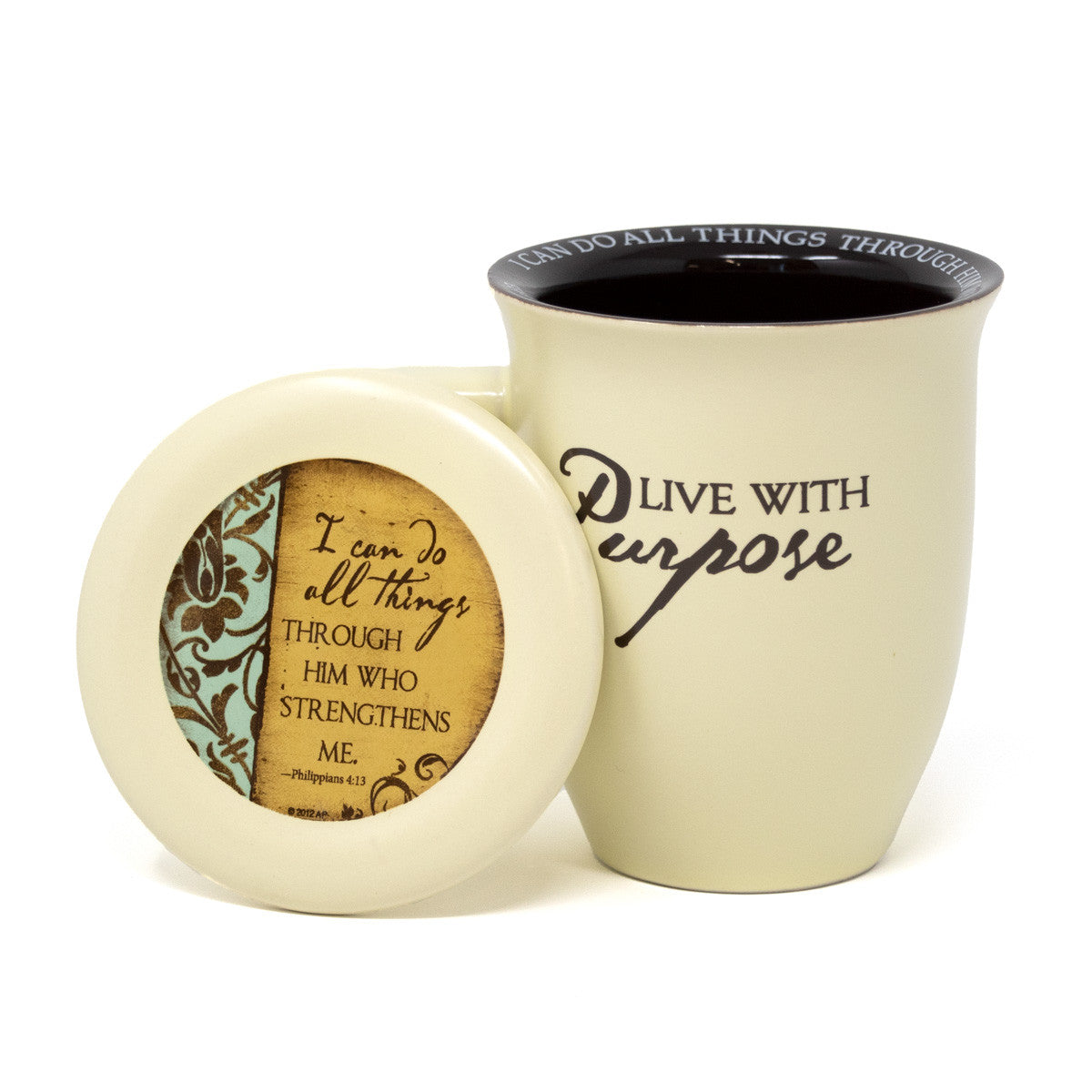 Abbey & CA | Mug and Coaster Set | Live With Purpose |